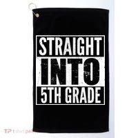 Straight Into 5th Grade Golf Towel thumb 0