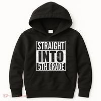 Straight Into 5th Grade Kids Hoodie thumb 0