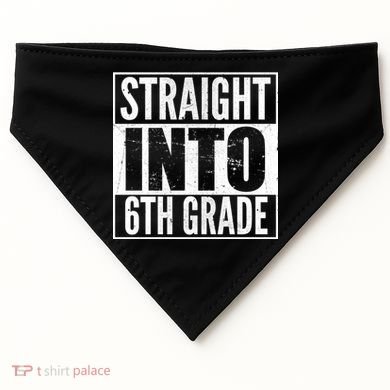Straight Into 6th Grade USA-Made Doggie Bandana