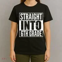 Straight Into 6th Grade T-Shirt thumb 4
