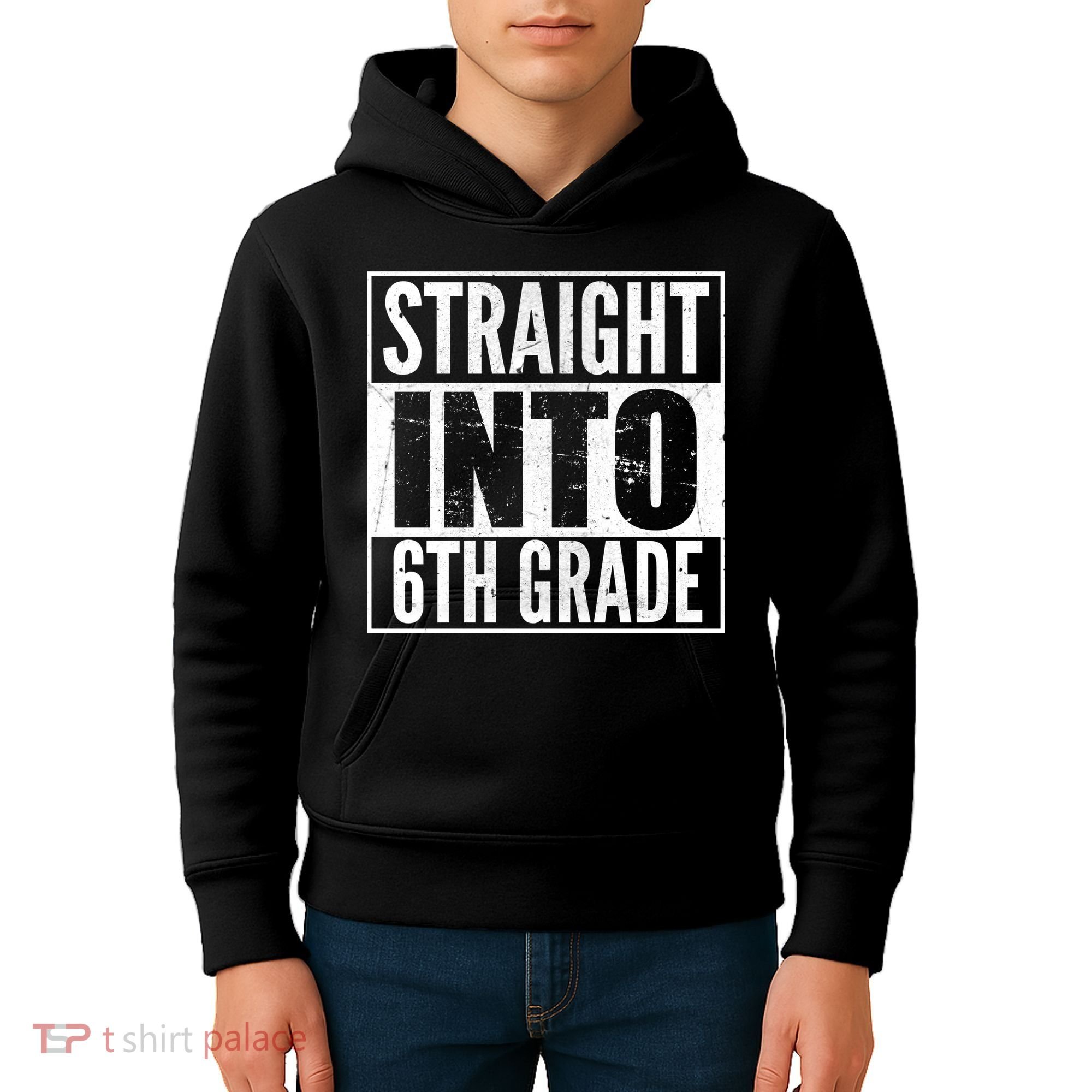 Straight Into 6th Grade Kids Hoodie
