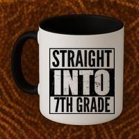 Straight Into 7th Grade Coffee Mug thumb 2