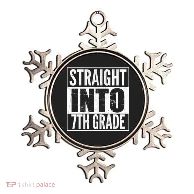 Straight Into 7th Grade Ornament