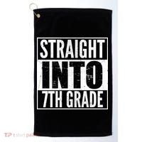 Straight Into 7th Grade Golf Towel thumb 0