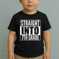 Straight Into 7th Grade Toddler T-Shirt thumb 2
