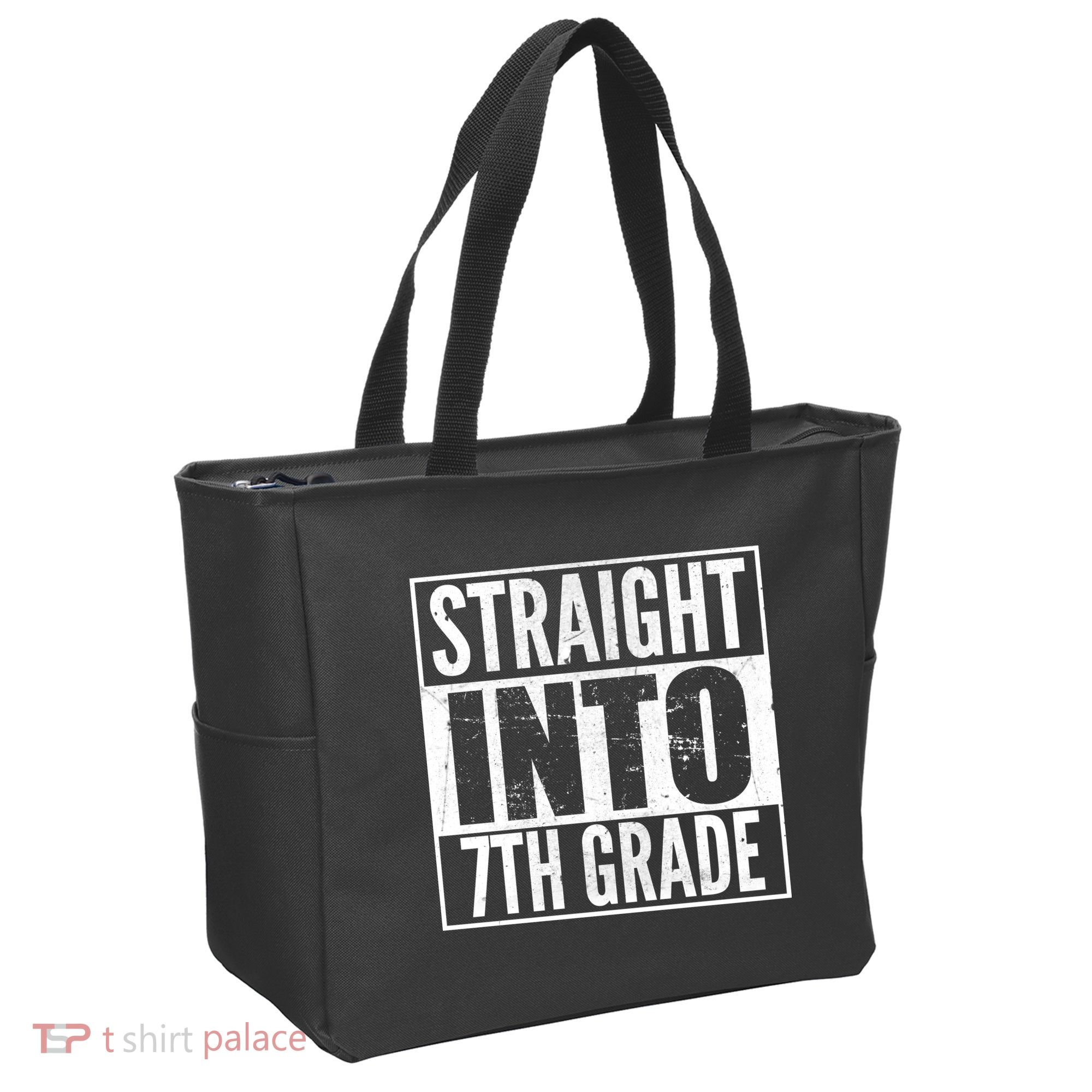 Straight Into 7th Grade Tote Bag
