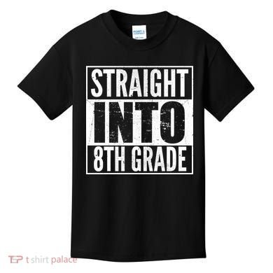 Straight Into 8th Grade Kids T-Shirt