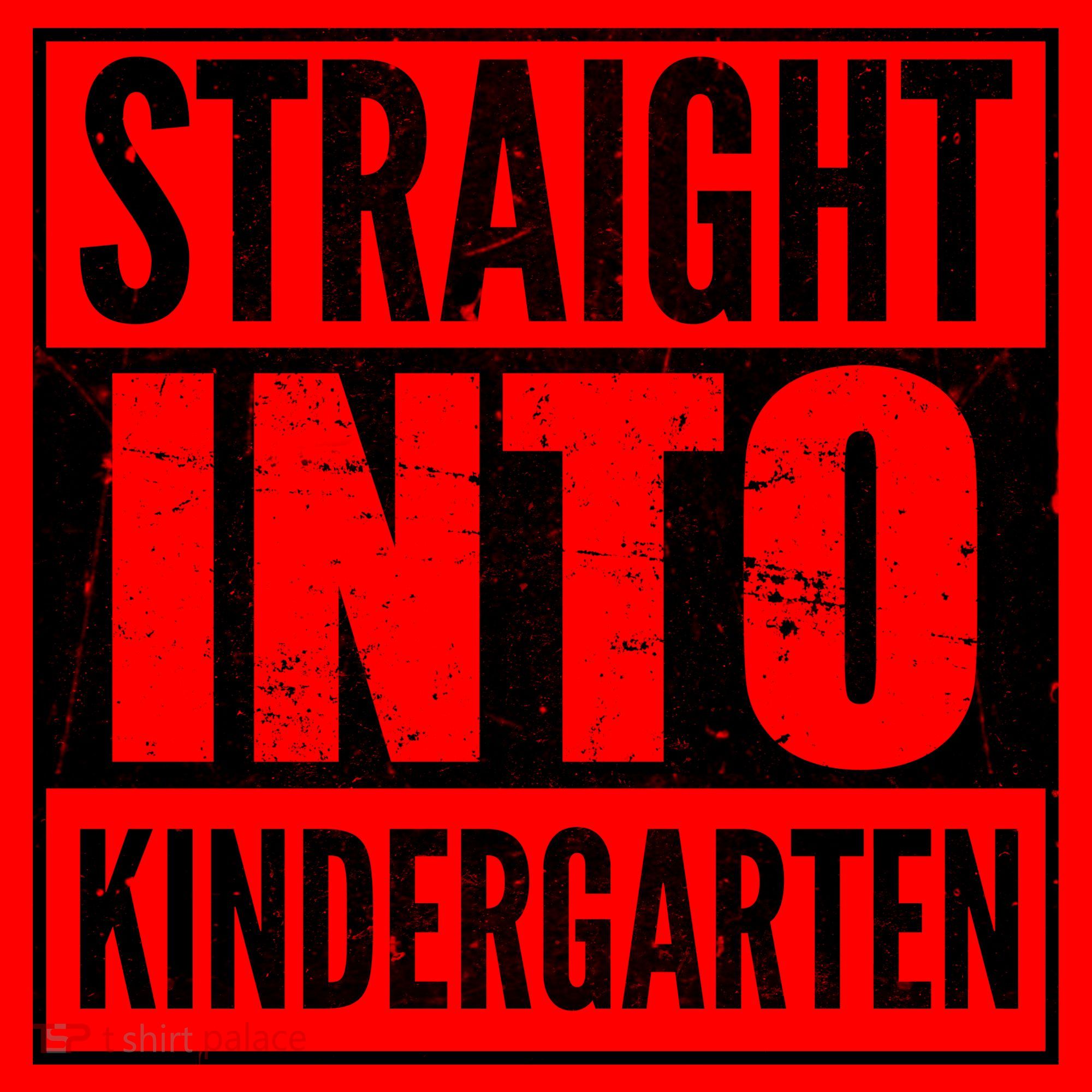 Straight Into Kindergarten Santa Hat