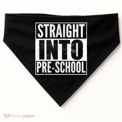 Straight Into Pre-School USA-Made Doggie Bandana