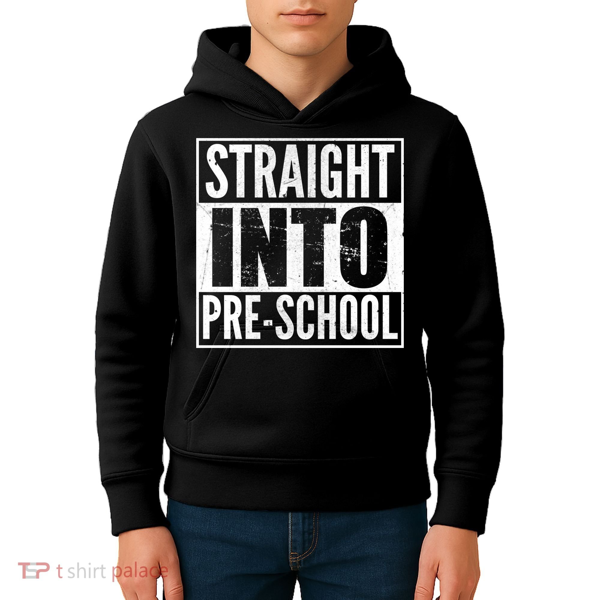 Straight Into Pre-School Kids Hoodie