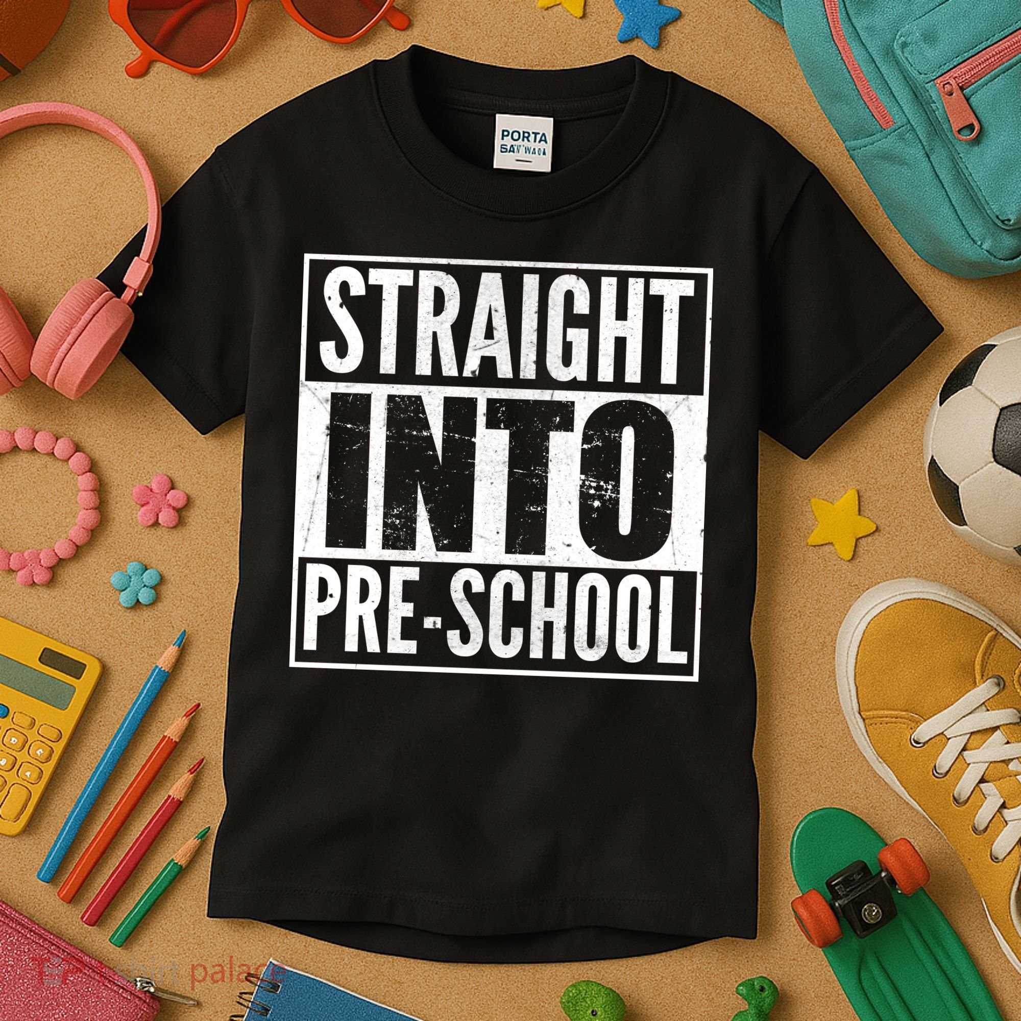 Straight Into Pre-School Kids T-Shirt