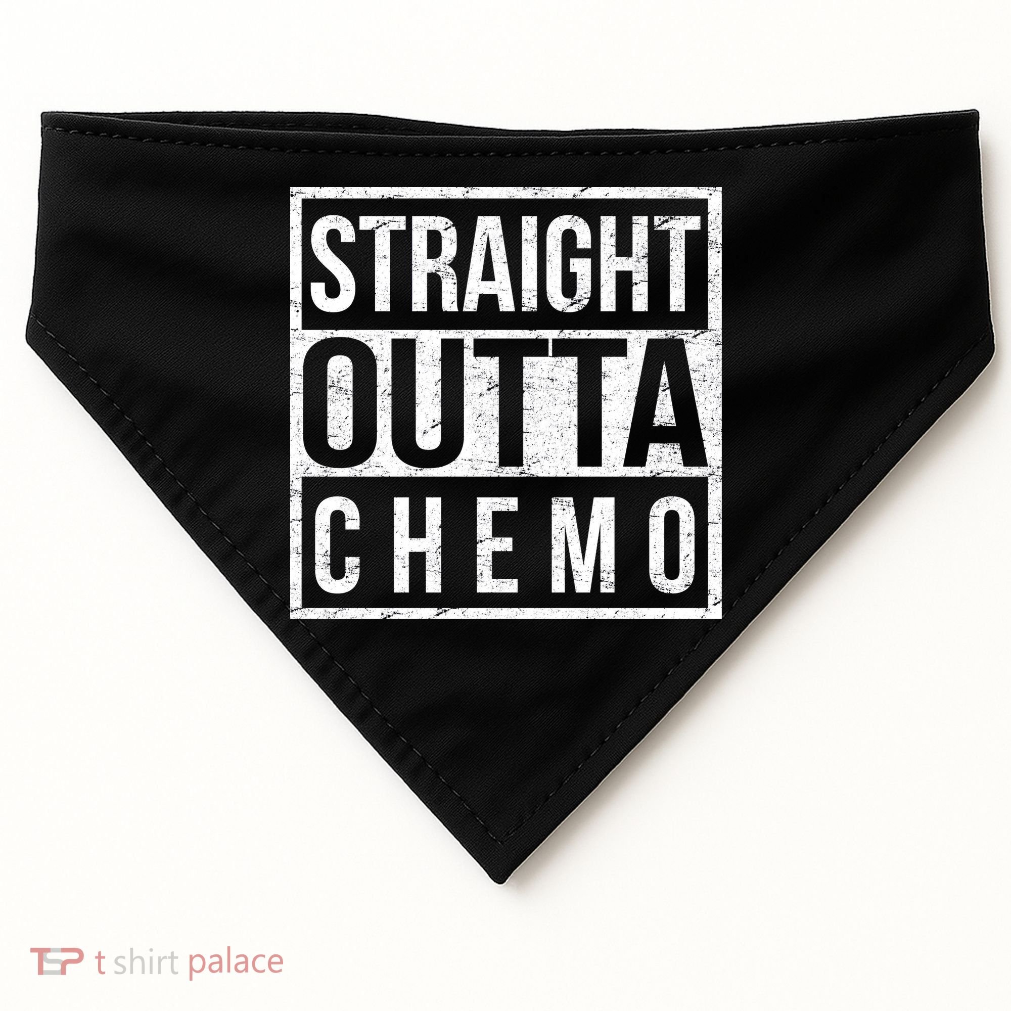Straight Out of Chemo USA-Made Doggie Bandana