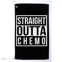 Straight Out of Chemo Golf Towel thumb 0