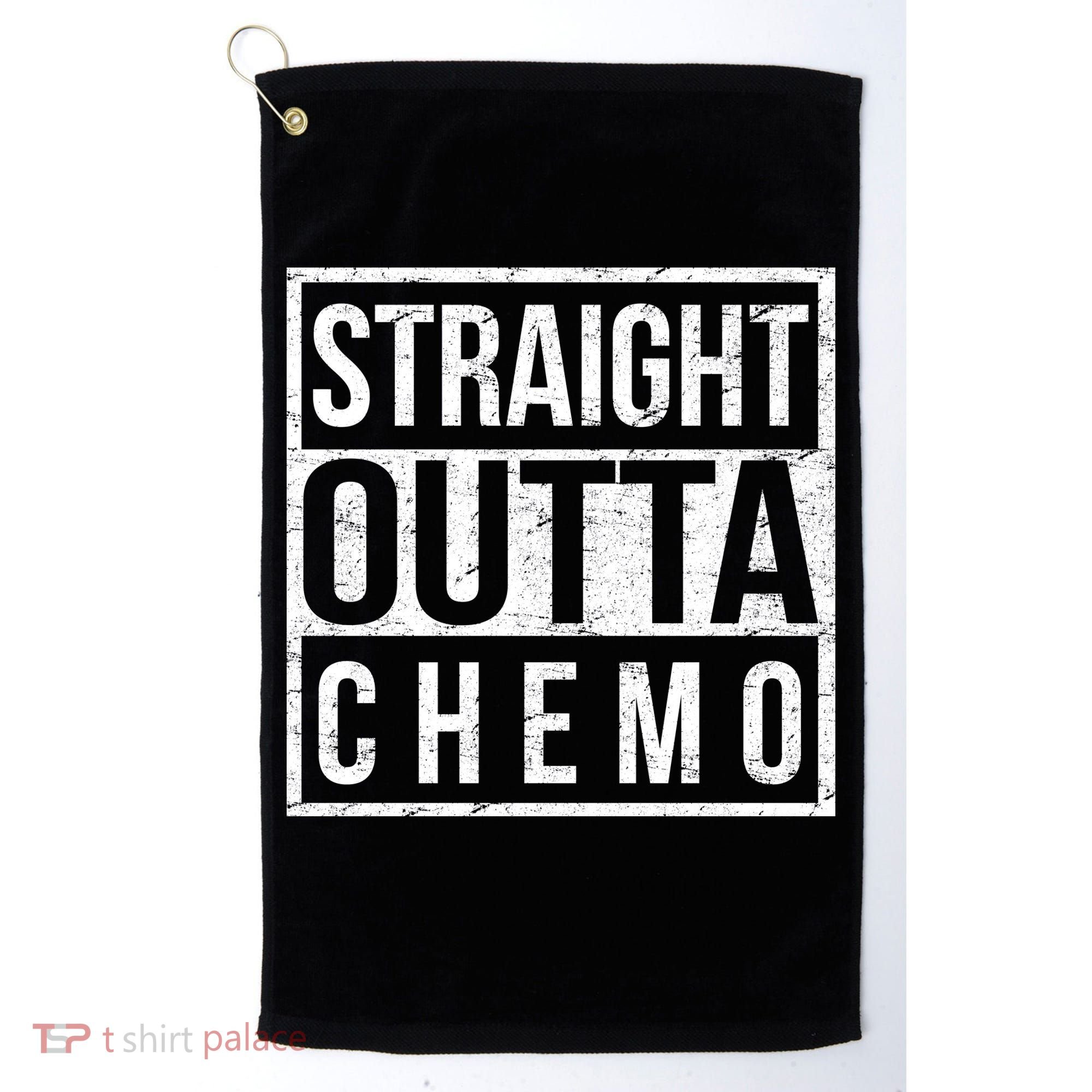 Straight Out of Chemo Golf Towel