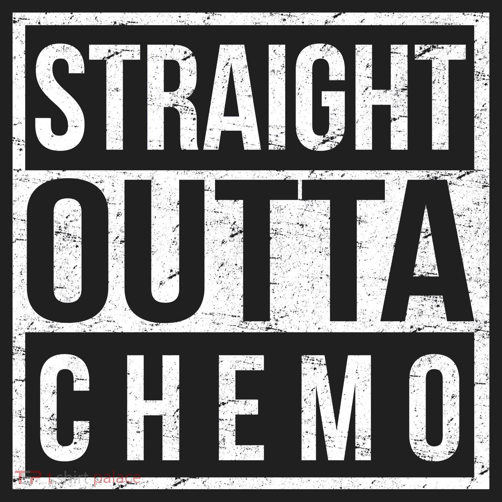 Straight Out of Chemo Golf Towel