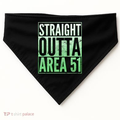 Straight Outta Area 51 USA-Made Doggie Bandana