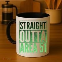 Straight Outta Area 51 Coffee Mug thumb 4