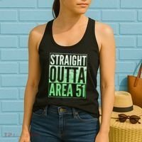 Straight Outta Area 51 Women's Tank Top thumb 2
