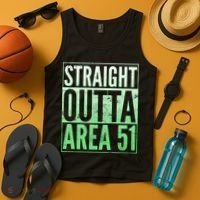 Straight Outta Area 51 Tank Top thumb 4