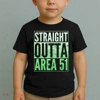 Straight Outta Area 51 Toddler T-Shirt thumb 2