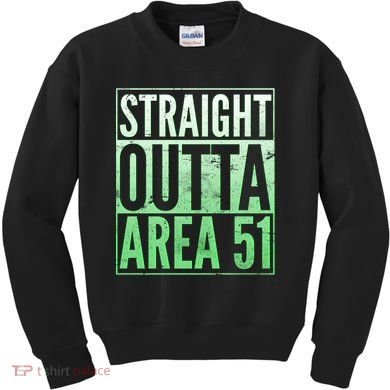 Straight Outta Area 51 Kids Sweatshirt