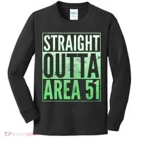 Straight Outta Area 51 Kids Long Sleeve Shirt thumb 0