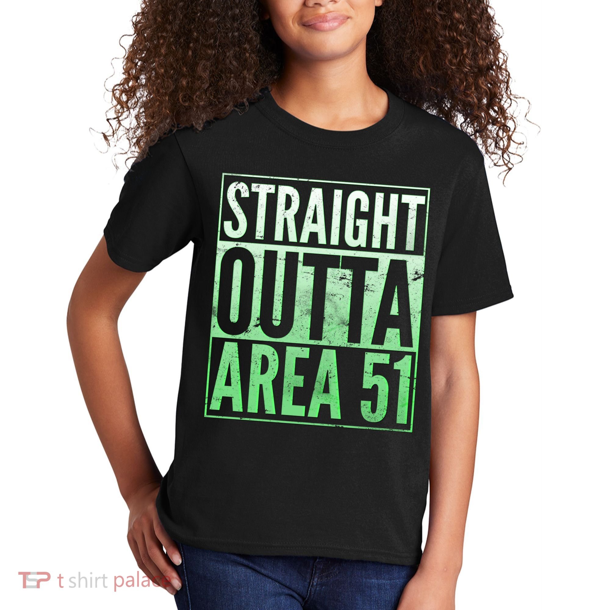 Straight Outta Area 51 Kids T-Shirt