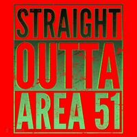 Straight Outta Area 51 Santa Hat thumb 1