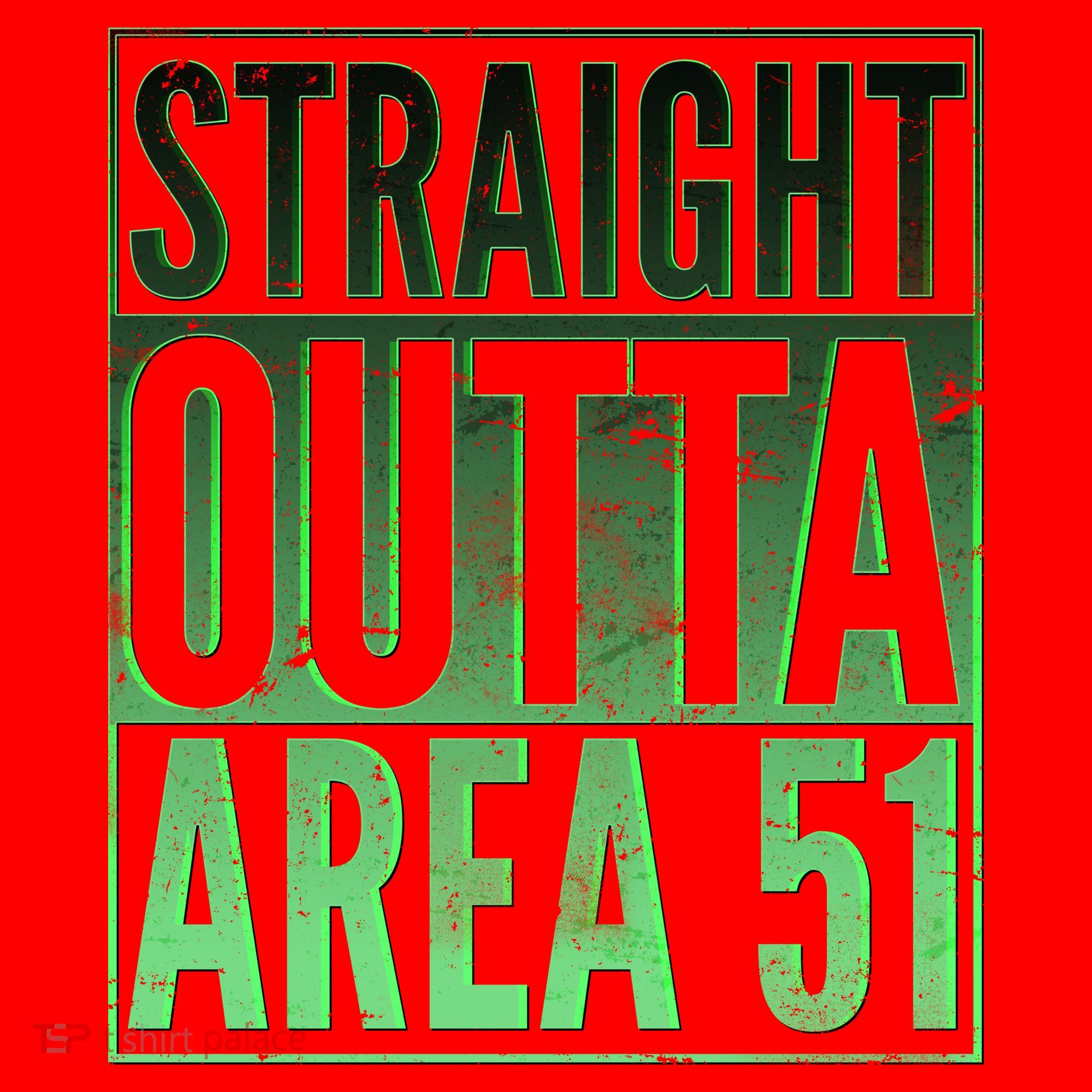 Straight Outta Area 51 Santa Hat