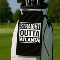 Straight Outta Atlanta Golf Towel thumb 2