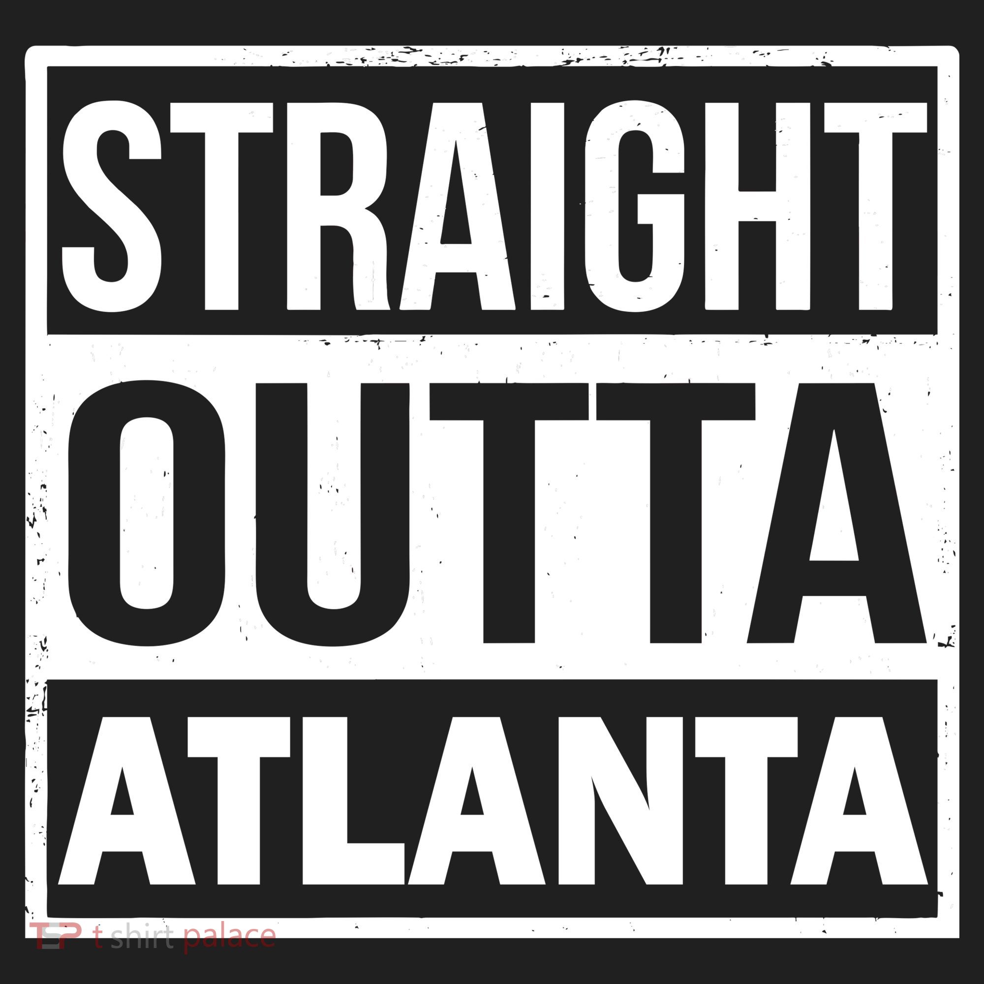 Straight Outta Atlanta Golf Towel
