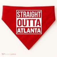Straight Outta Atlanta USA-Made Doggie Bandana thumb 0