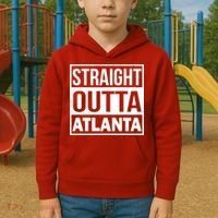 Straight Outta Atlanta Kids Hoodie thumb 2