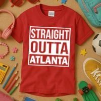 Straight Outta Atlanta Kids T-Shirt thumb 3