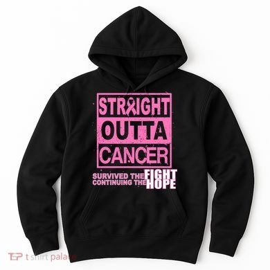 Straight Outta Breast Cancer Fight Hope Hoodie