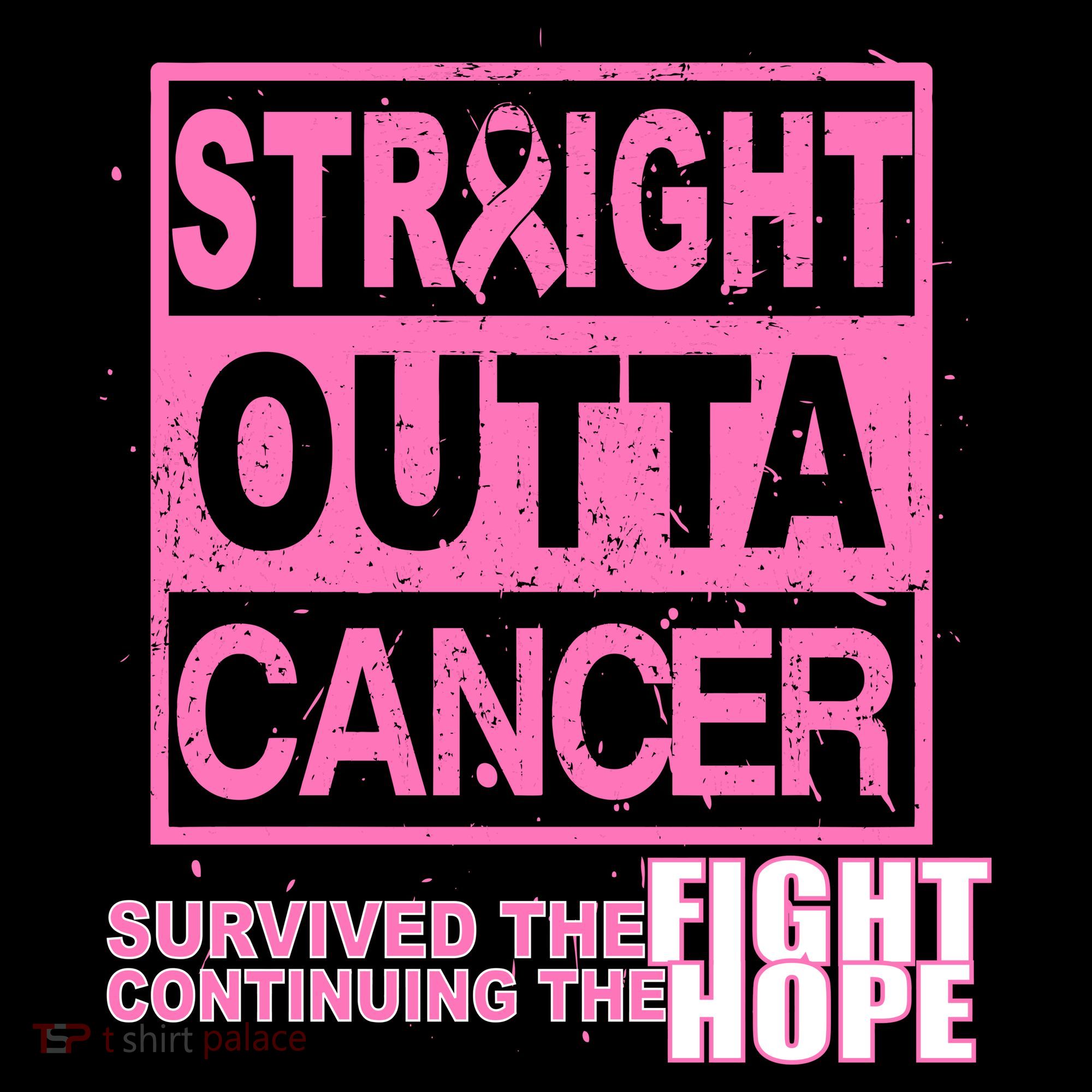 Straight Outta Breast Cancer Fight Hope Sweatshirt
