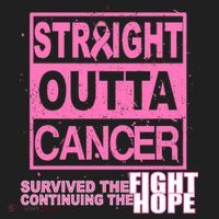 Straight Outta Breast Cancer Fight Hope Beanie thumb 2
