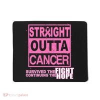 Straight Outta Breast Cancer Fight Hope Mousepad thumb 0