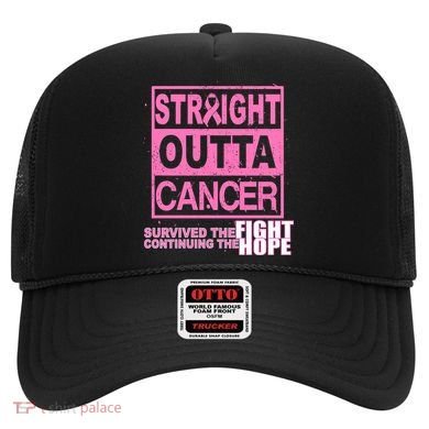 Straight Outta Breast Cancer Fight Hope Hat