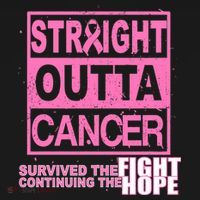 Straight Outta Breast Cancer Fight Hope Visor thumb 3