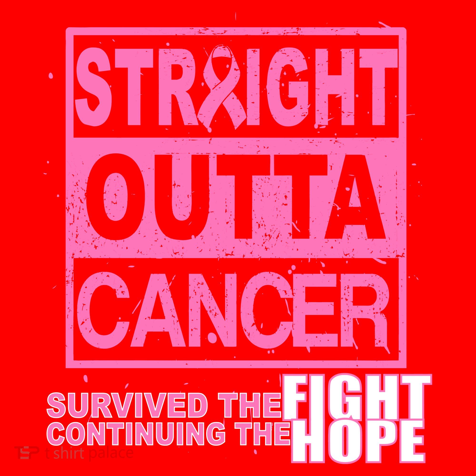Straight Outta Breast Cancer Fight Hope Santa Hat