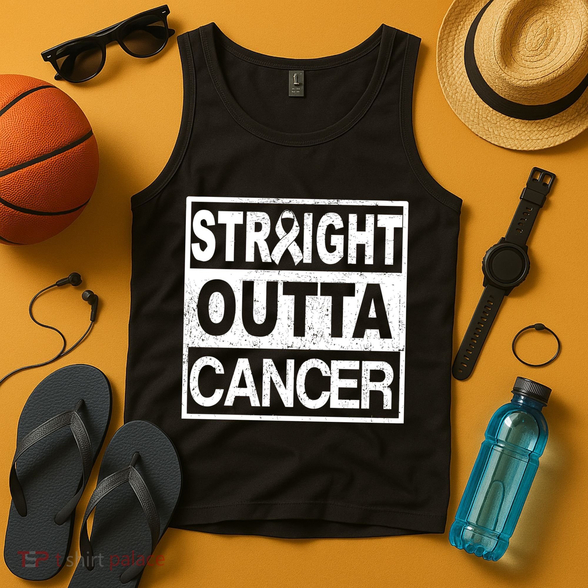 Straight Outta Cancer Tank Top