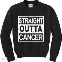Straight Outta Cancer Kids Sweatshirt thumb 0