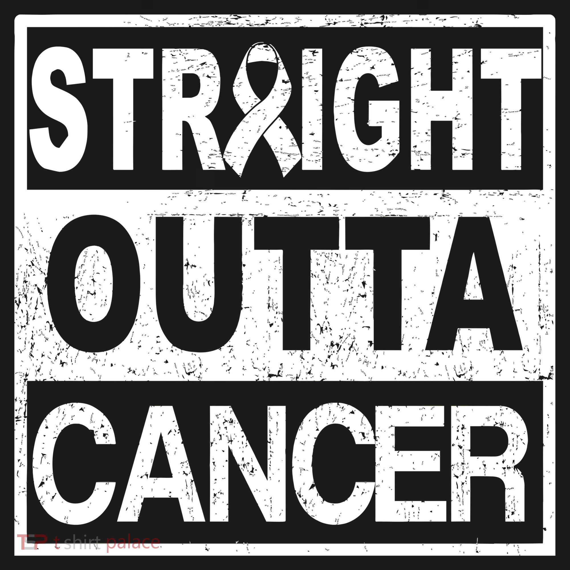 Straight Outta Cancer Kids Long Sleeve Shirt