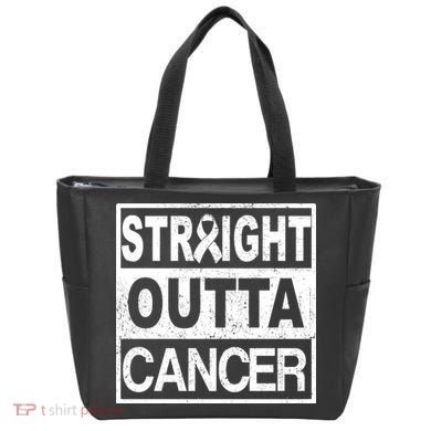 Straight Outta Cancer Tote Bag