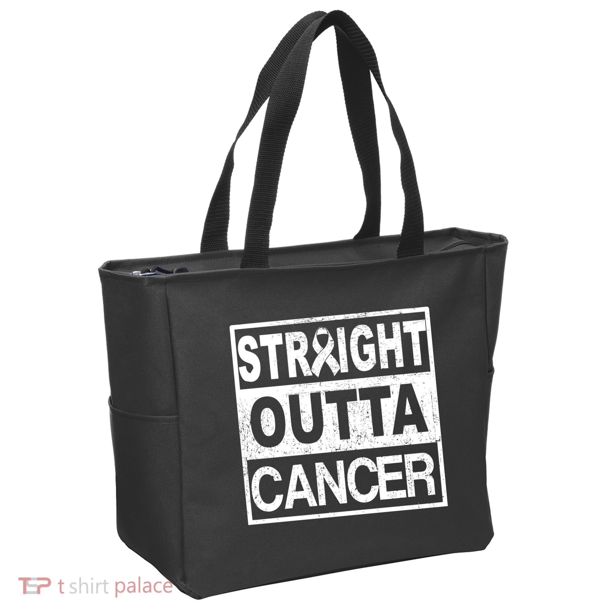 Straight Outta Cancer Tote Bag