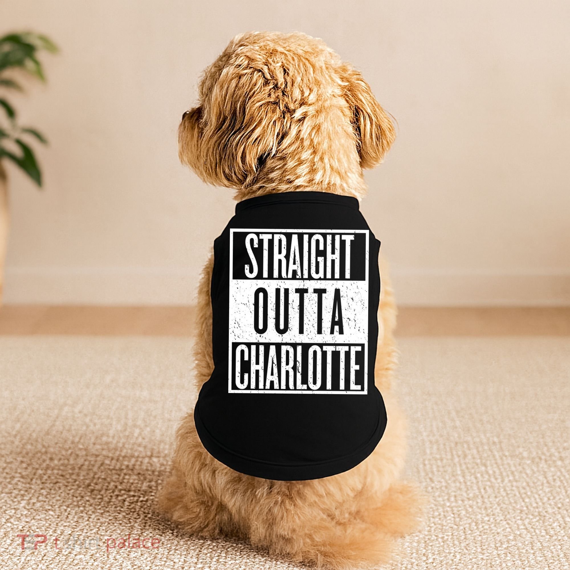 Straight Outta Charlotte Doggie Tank