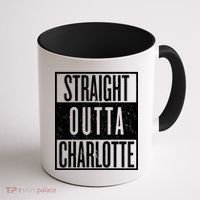 Straight Outta Charlotte Coffee Mug thumb 1