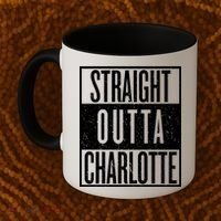 Straight Outta Charlotte Coffee Mug thumb 2