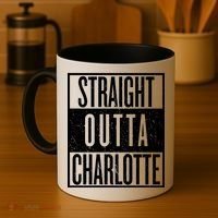 Straight Outta Charlotte Coffee Mug thumb 4